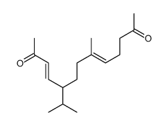 8-methyl-5-propan-2-yltrideca-3,8-diene-2,12-dione结构式