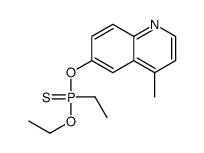 ethoxy-ethyl-(4-methylquinolin-6-yl)oxy-sulfanylidene-λ5-phosphane Structure