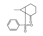 6-(benzenesulfonyl)-7-methylbicyclo[4.1.0]heptan-5-one结构式