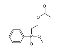 2-[methoxy(phenyl)phosphoryl]ethyl acetate Structure