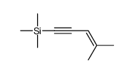 4-Methyl-3-pentene-1-ynyltrimethylsilane Structure