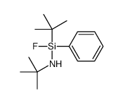 N-(tert-butyl-fluoro-phenylsilyl)-2-methylpropan-2-amine结构式