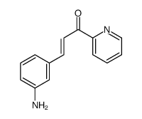 (E)-3-(3-aminophenyl)-1-pyridin-2-ylprop-2-en-1-one Structure