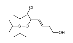 6-chloro-5-tri(propan-2-yl)silyloxyhex-3-en-1-ol Structure