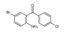 (2-amino-5-bromophenyl)-(4-chlorophenyl)methanone Structure