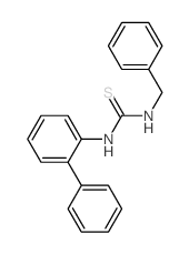 1-benzyl-3-(2-phenylphenyl)thiourea structure