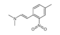 trans-beta-dimethylamino-4-methyl-2-nitrostyrene结构式