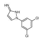 1-(3,5-dichlorophenyl)pyrazol-3-amine Structure