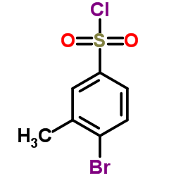 4-Bromo-3-methylbenzenesulfonyl chloride structure