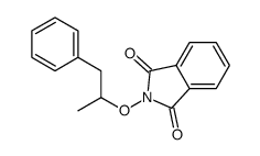 2-(1-phenylpropan-2-yloxy)isoindole-1,3-dione结构式