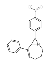 1,5-Diazabicyclo[5.1.0]oct-5-ene,8-(4-nitrophenyl)-6-phenyl- Structure