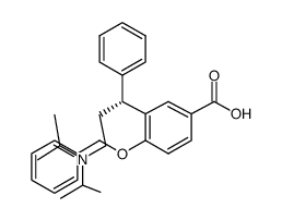 (R)-4-Benzyloxy-3-(3-diisopropylamino-1-phenylpropyl)benzoic acid structure