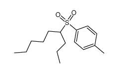 1-methyl-4-(nonan-4-ylsulfonyl)benzene结构式