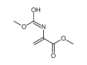 methyl 2-(methoxycarbonylamino)prop-2-enoate结构式