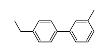 3-methyl-4'-ethylbiphenyl结构式