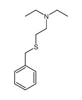 2-benzylsulfanyl-N,N-diethylethanamine Structure