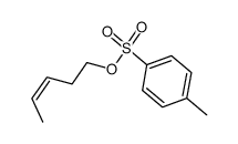 (Z)-pent-3-enyl 4-methylbenzenesulfonate Structure