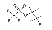 2-(trifluoromethyl)-2-propyl triflate结构式