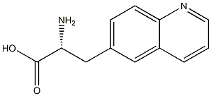 (2R)-2-AMINO-3-(QUINOLIN-6-YL)PROPANOIC ACID Structure