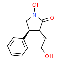 2-Pyrrolidinone, 1-hydroxy-3-(2-hydroxyethyl)-4-phenyl-, (3R,4S)-rel- (9CI) picture