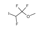 methyl-(1,1,2-trifluoro-2-iodo-ethyl)-ether Structure