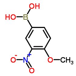 (4-Methoxy-3-nitrophenyl)boronic acid structure