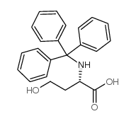 n-trityl-homoserine Structure