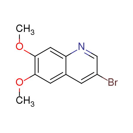 3-Bromo-6,7-dimethoxyquinoline Structure