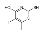 5-iodo-6-methyl-2-sulfanylidene-1H-pyrimidin-4-one Structure