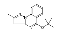 Pyrazolo[1,5-a]quinazoline, 5-(1,1-dimethylethoxy)-2-methyl Structure