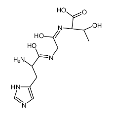 (2S,3R)-2-[[2-[[(2S)-2-amino-3-(1H-imidazol-5-yl)propanoyl]amino]acetyl]amino]-3-hydroxybutanoic acid Structure