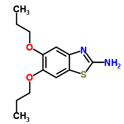 5,6-Dipropoxy-1,3-benzothiazol-2-amine Structure