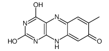 7-methyl-1,10-dihydrobenzo[g]pteridine-2,4,8-trione Structure