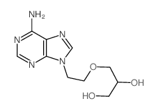 3-[2-(6-aminopurin-9-yl)ethoxy]propane-1,2-diol picture