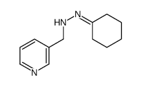 N-(cyclohexylideneamino)-1-pyridin-3-ylmethanamine结构式