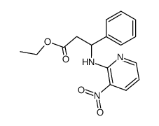 3-fenil-3-(3-nitropiridil-2)-amminopropionato d'etile Structure
