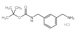 tert-Butyl 3-(aminomethyl)benzylcarbamate hydrochloride Structure