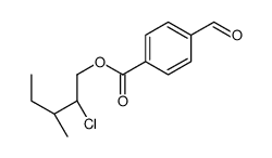 [(2S,3S)-2-chloro-3-methylpentyl] 4-formylbenzoate Structure