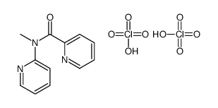 N-methyl-N-pyridin-2-ylpyridine-2-carboxamide,perchloric acid结构式