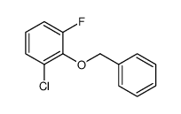 2-(Benzyloxy)-1-chloro-3-fluorobenzene structure