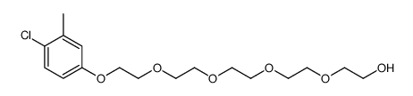 14-(p-chloro-m-methylphenoxy)-3,6,9,12-tetraoxatetradecan-1-ol structure