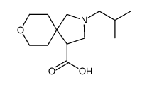 8-Oxa-2-azaspiro[4.5]decane-4-carboxylic acid, 2-(2-methylpropyl) Structure