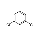 1,3-二氯-2-碘-5-甲基苯结构式