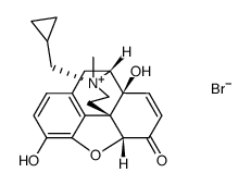 N-Methyl 7,8-didehydronaltrexone Bromide Structure