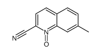 7-methylquinoline-2-carbonitrile N-oxide Structure