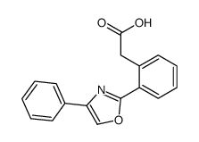 2-[2-(4-phenyl-1,3-oxazol-2-yl)phenyl]acetic acid结构式