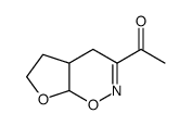 Ethanone, 1-(4a,5,6,7a-tetrahydro-4H-furo[3,2-e]-1,2-oxazin-3-yl)- (9CI) Structure