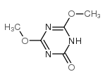 4,6-二甲氧基-1,3,5-三嗪-2(1H)-星空app结构式