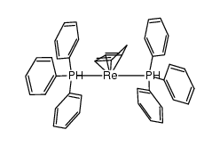 (η4-C5H6)Re(PPh3)2H3结构式