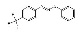 1-(phenylthio)-2-(4-(trifluoromethyl)phenyl)diazene Structure